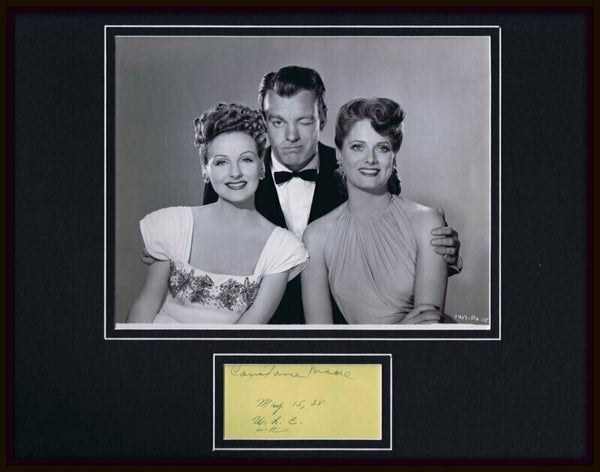 Constance Moore Signed Framed 11x14 Photo Display JSA