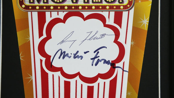 Larry Flynt & Milos Forman Dual Signed Framed People vs DVD & Photo Display