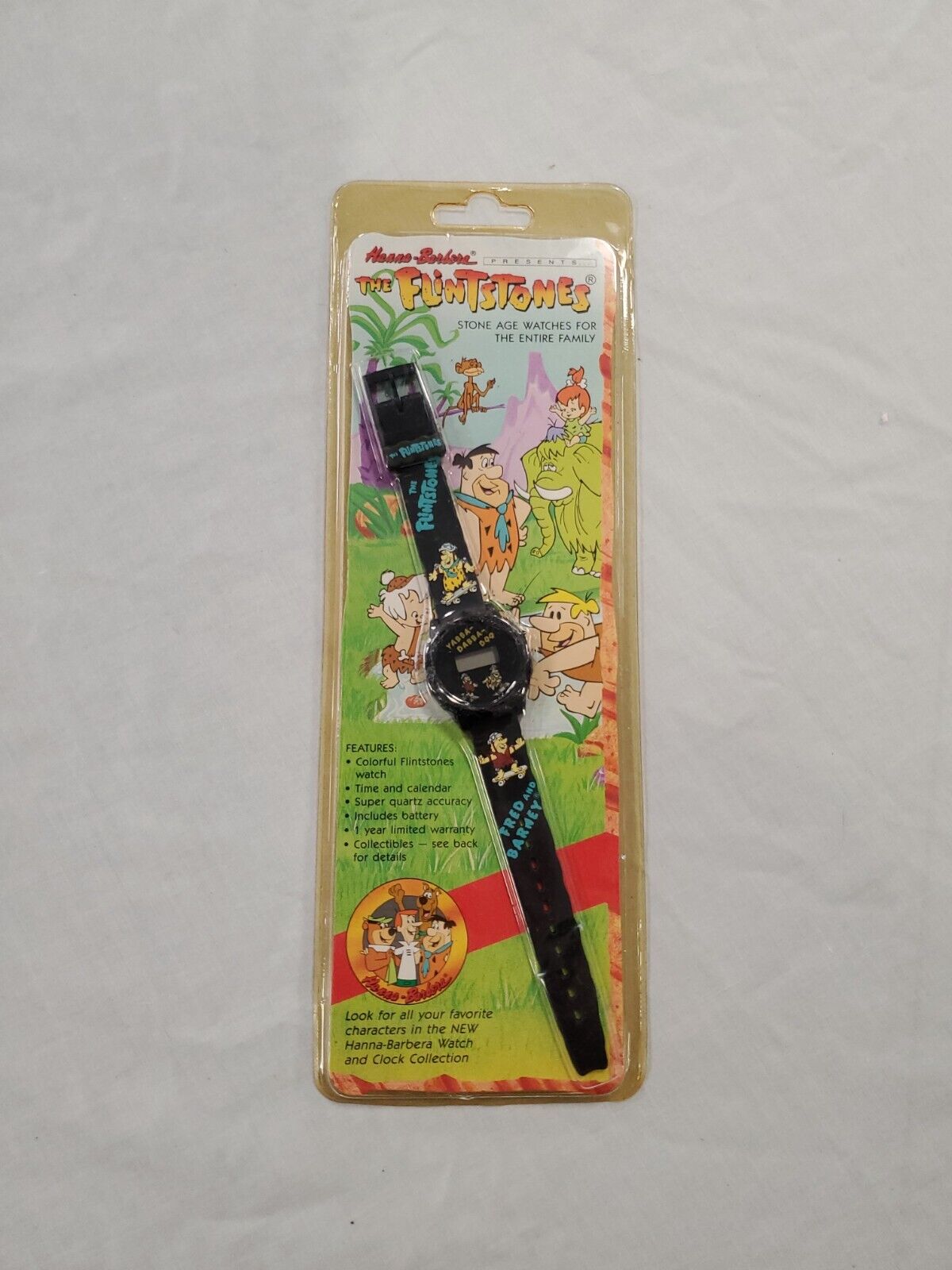 VINTAGE SEALED 1991 Flintstones Wrist Watch