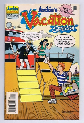 Archie's Vacation Special #3 ORIGINAL Vintage 1994 Archie Comics GGA