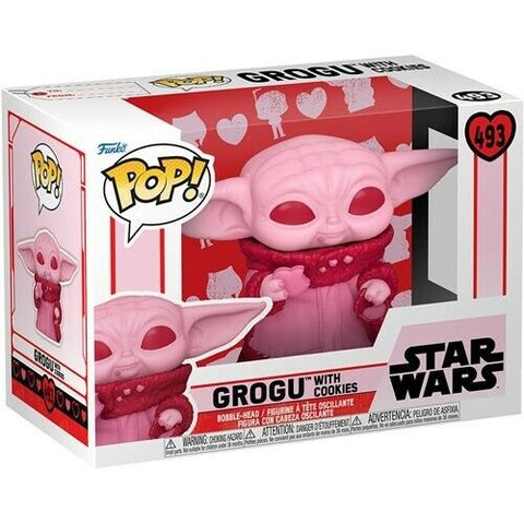 NEW SEALED 2022 Funko Pop Figure Star Wars Valentines Mandalorian Grogu