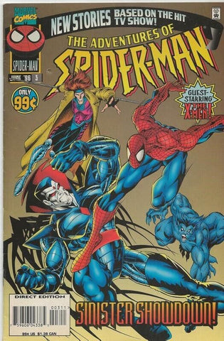 Adventures of Spider-Man #3 ORIGINAL Vintage 1996 Marvel Comics X-Men