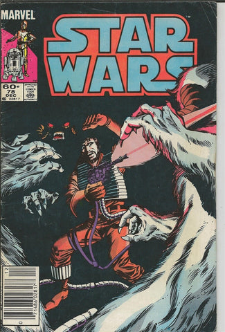 Star Wars #78 ORIGINAL Vintage 1983 Marvel Comics 