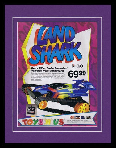 1991 Toys R Us Nikko Landshark 11x14 Framed ORIGINAL Vintage Advertisement