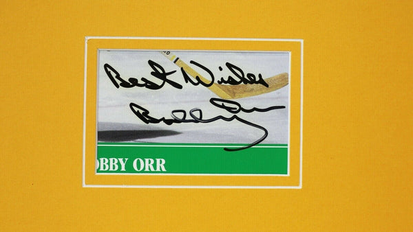 Bobby Orr Signed Framed 16x20 Photo Poster Display JSA Boston Bruins