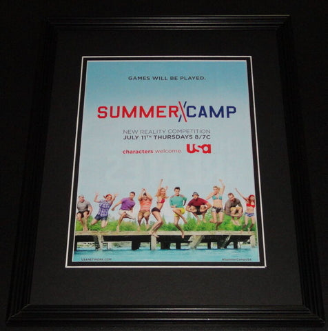 Summer Camp 2013 USA Framed ORIGINAL 11x14 Vintage Advertisement