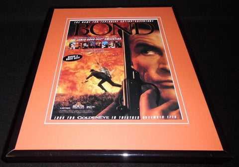 James Bond Goldeneye 1995 Framed 11x14 ORIGINAL Vintage Advertisement 