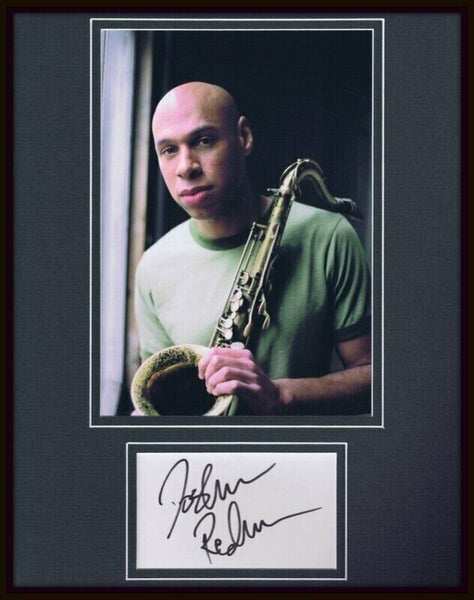 Joshua Redman Signed Framed 11x14 Photo Display 