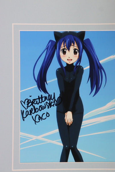 Brittney Karbowski Signed Framed 11x14 Photo Display BAS Wendy Marvell