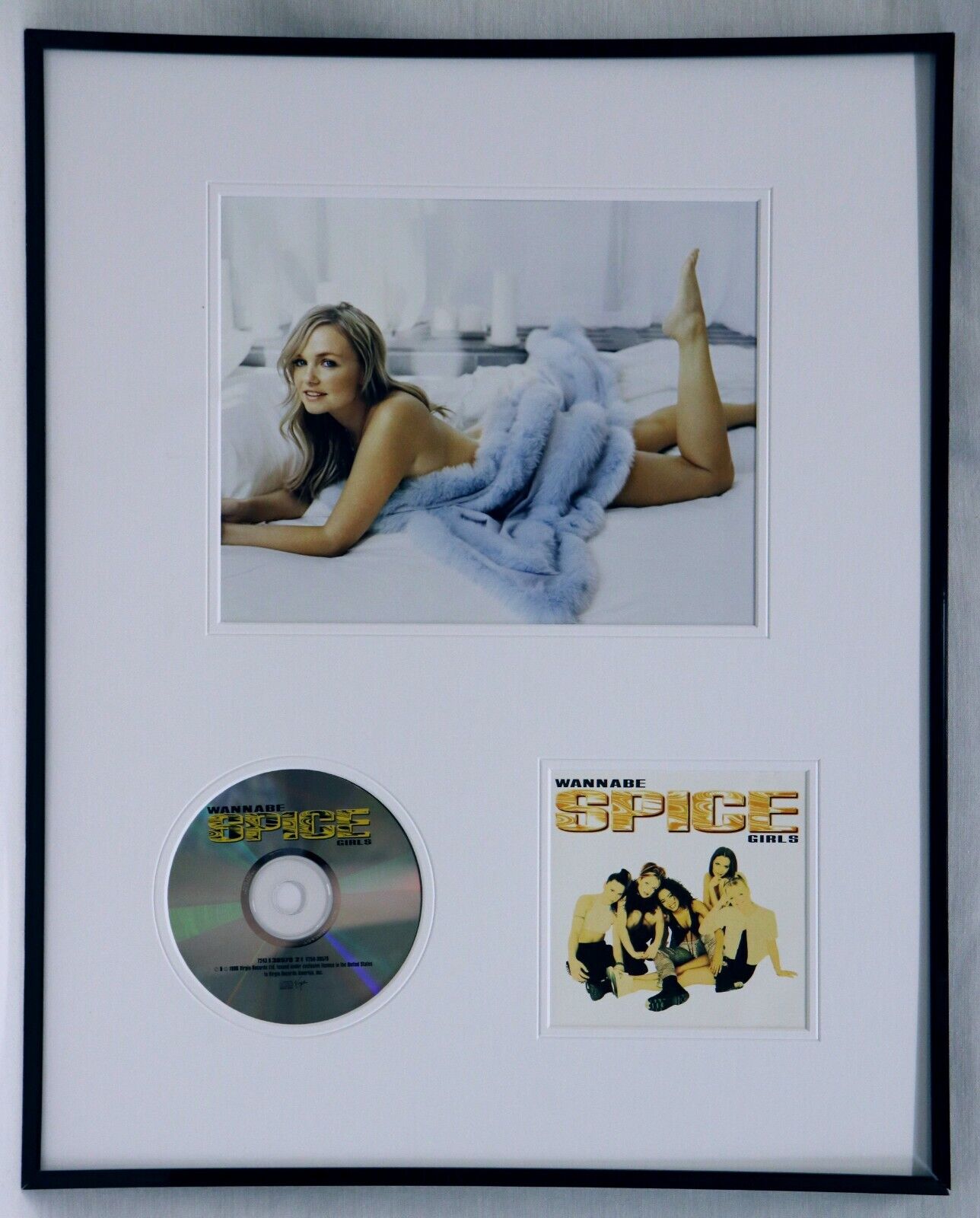 Emma Bunton Framed 16x20 Spice Girls CD & Photo Display