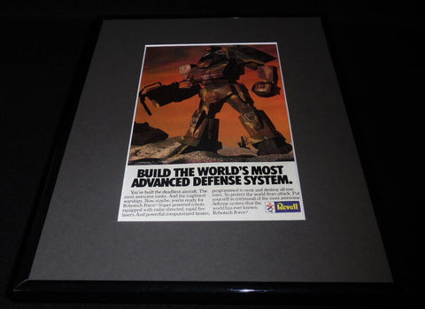 1985 Revell Robotech Force Framed 11x14 ORIGINAL Advertisement