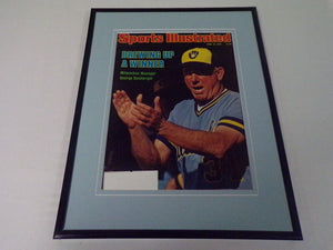 George Bamberger Framed 11x14 ORIGINAL 1979 Sports Illustrated Cover Brewers