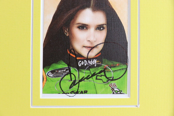 Danica Patrick Signed Framed 16x20 Photo Poster Display JSA