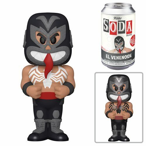 NEW SEALED Funko Marvel Luchadores Venom Vinyl Soda Figure