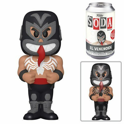 NEW SEALED Funko Marvel Luchadores Venom Vinyl Soda Figure