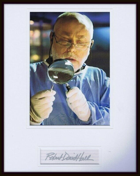 Robert David Hall CSI Signed Framed 11x14 Photo Display 