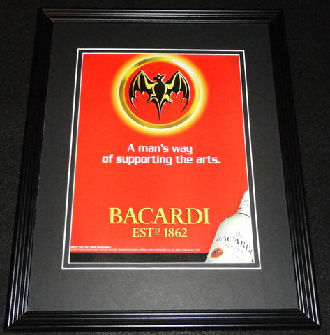 2000 Bacardi Rum Framed 11x14 ORIGINAL Advertisement