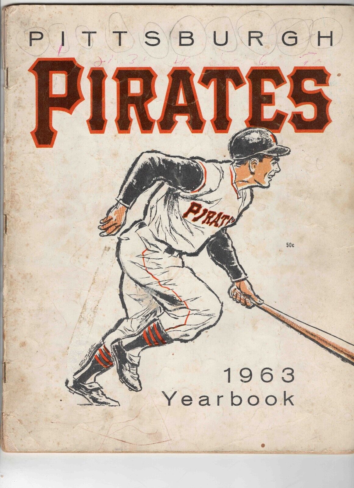 VINTAGE 1963 Pittsburgh Pirates Yearbook Roberto Clemente Willie Stargell