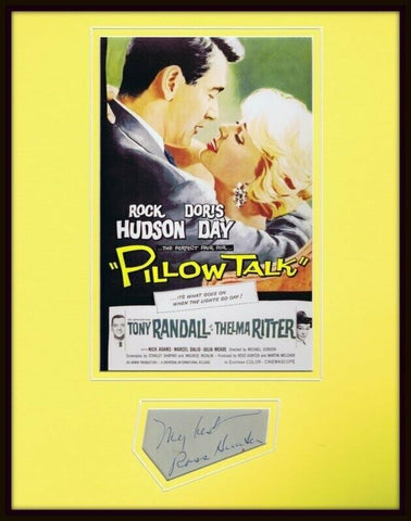 Ross Hunter Signed Framed 11x14 Photo Display JSA Pillow Talk