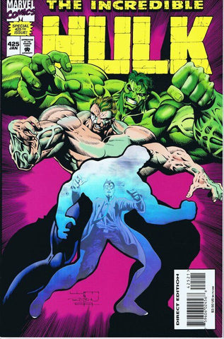 Incredible Hulk #425 ORIGINAL Vintage 1995 Marvel Comics Hologram Cover