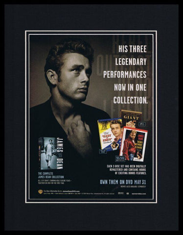 James Dean Collection 2005 Framed 11x14 ORIGINAL Vintage Advertisement