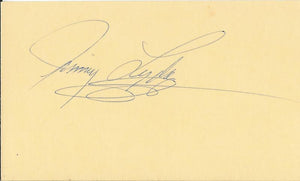 Jimmy Lydon Signed 3x5 Index Card The Time of Your Life B