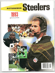 VINTAGE 1993 Pittsburgh Steelers Yearbook Bill Cowher Greg Lloyd