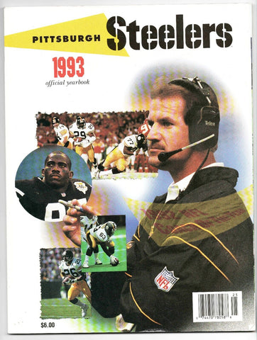 VINTAGE 1993 Pittsburgh Steelers Yearbook Bill Cowher Greg Lloyd