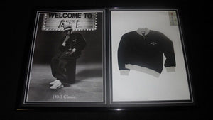 Big Boi 2003 Reebok Half Zip Framed 12x18 ORIGINAL Advertising Display Outkast