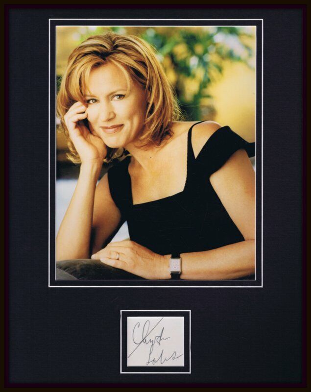 Christine Lahti Signed Framed 11x14 Photo Display JSA Chicago Hope