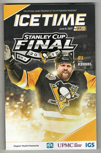 Jun 7 2017 Predators @ Penguins Stanley Cup Program Phil Kessel Goal/2 Assists