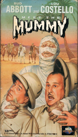 Abbott and Costello Meet the Mummy VINTAGE VHS Cassette