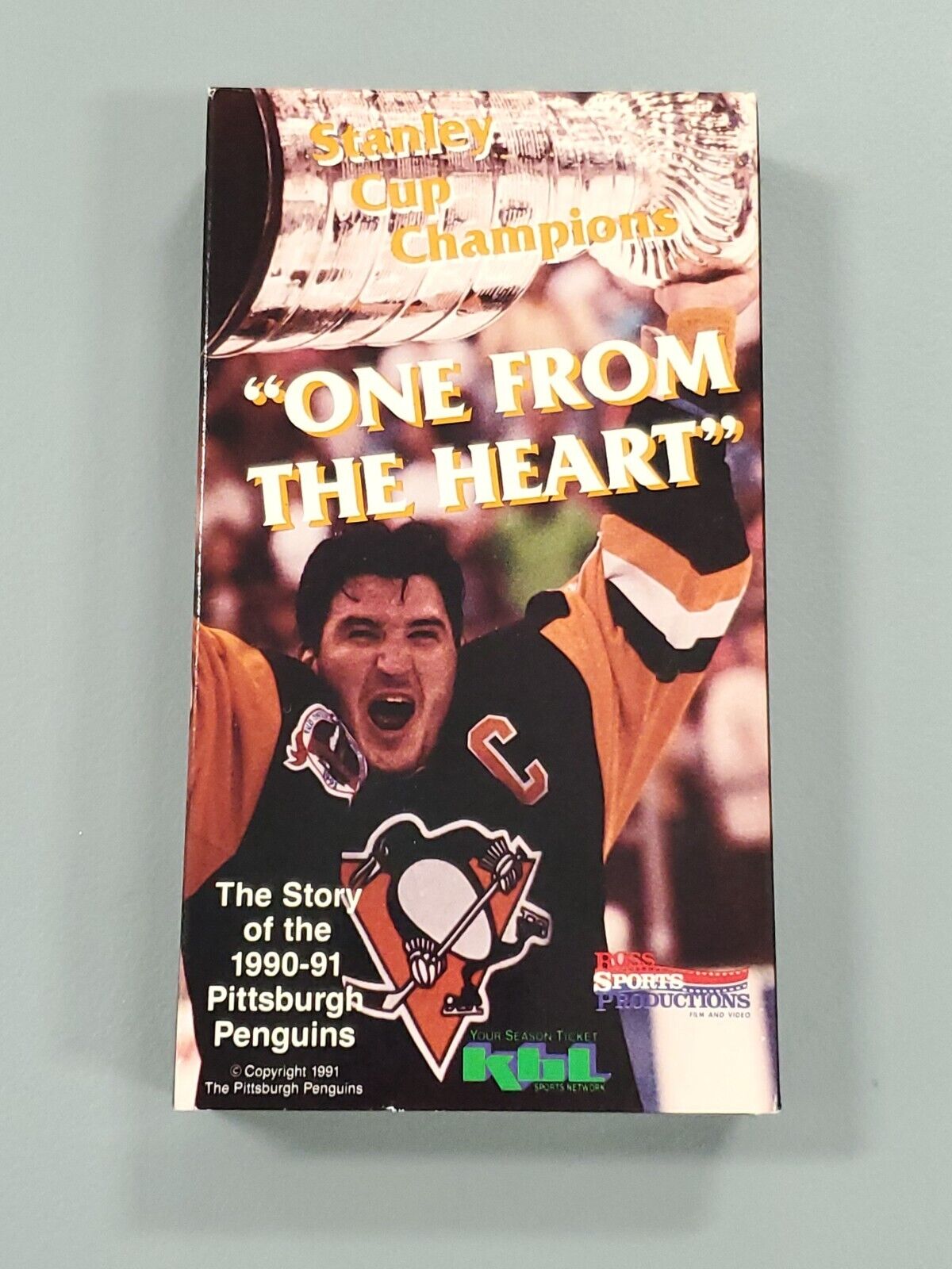 VINTAGE 1991 One From the Heart VHS Pittsburgh Penguins Mario Lemieux