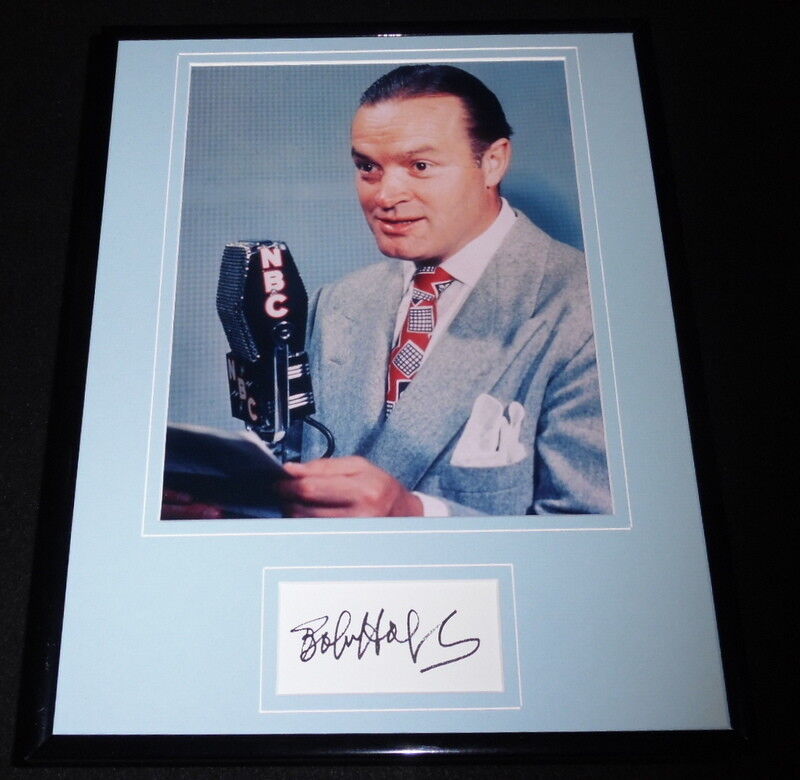 Bob Hope Facsimile Signed Framed 11x14 Photo Display 