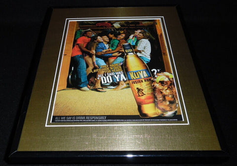 2004 Kuya Fusion Rum 11x14 Framed ORIGINAL Vintage Advertisement 