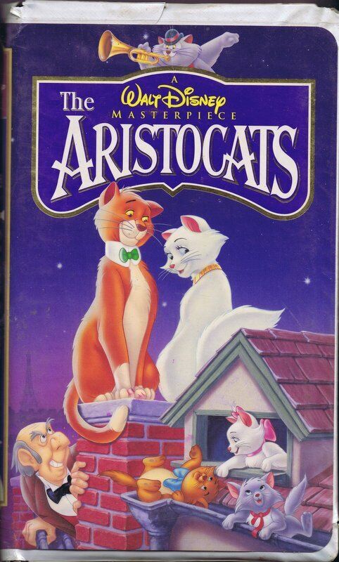 The Aristocats (1970) VINTAGE VHS Cassette 