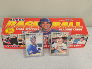 1989 Fleer Baseball Complete Set Factory Box Ken Griffey Jr RC Billy Ripken