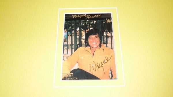 Wayne Newton Signed Framed 11x14 Best Of CD & Photo Display 