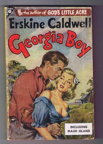 ORIGINAL Vintage 1947 Georgia Boy Paperback Book GGA Erskine Caldwell