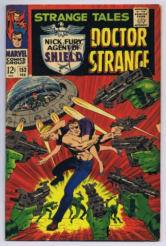 Strange Tales #153 ORIGINAL Vintage 1967 Marvel Comics Nick Fury Dr Strange