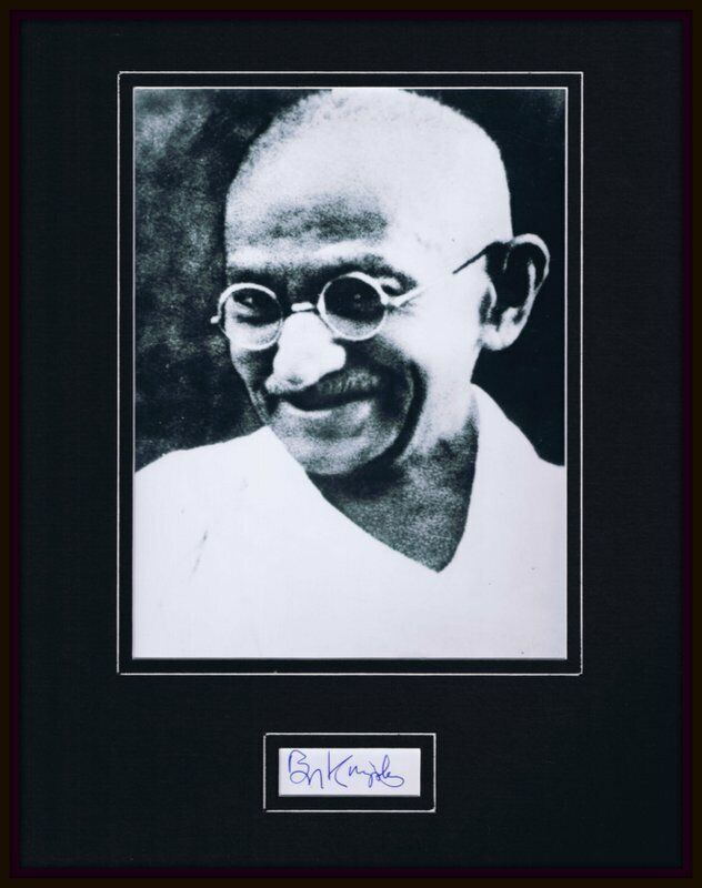 Ben Kingsley Signed Framed 11x14 Photo Display Gandhi