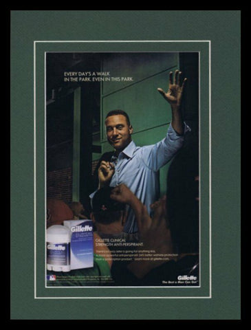 2008 Gillette Derek Jeter Framed 11x14 ORIGINAL Vintage Advertisement