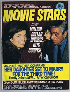 VINTAGE July 1974 Movie Stars Magazine Jackie Kennedy Onassis 