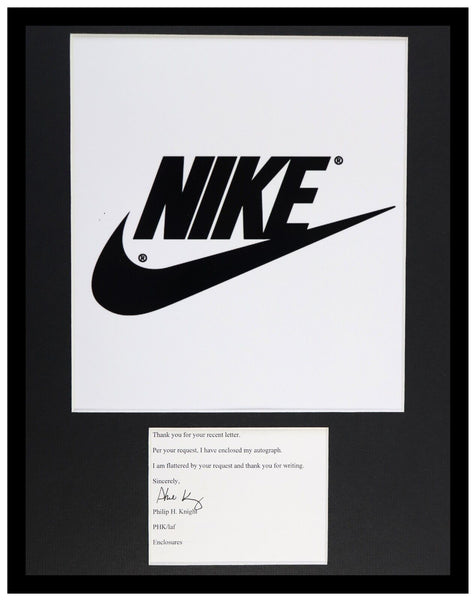 Phil Knight Signed Framed 11x14 Photo Display Nike Founder