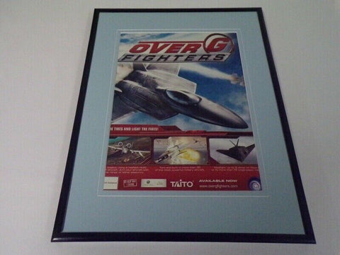 Over G Fighters 2006 XBox Framed 11x14 ORIGINAL Vintage Advertisement