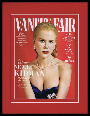 Nicole Kidman Framed 11x14 ORIGINAL 2019 Vanity Fair Magazine Cover 