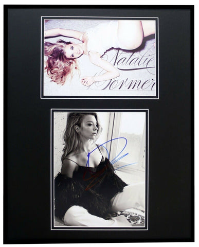 Natalie Dormer Signed Framed 16x20 Photo Set Game of Thrones  