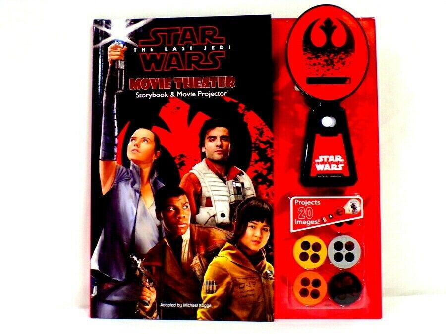 NEW Star Wars Last Jedi Movie Theater Storybook & Movie Projector