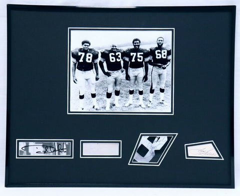 Steel Curtain Signed Framed 16x20 Photo Display Greene Greenwood Holmes White