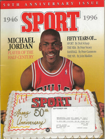 ORIGINAL Vintage Sep 1996 Sport Magazine Michael Jordan Bulls